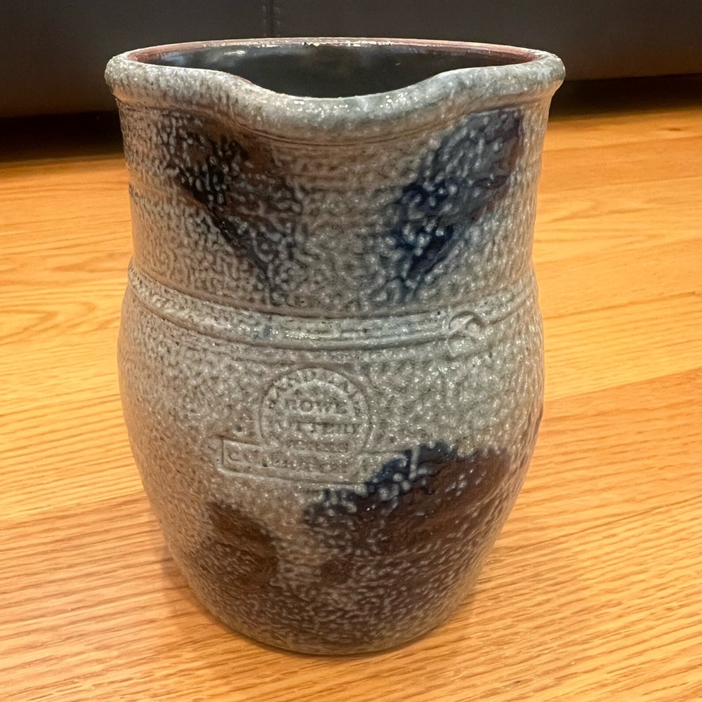 - Pottery 1984 Vintage Rowe Pottery Works Pitcher -